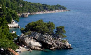 Punta Rata Beach In Brela Croatia