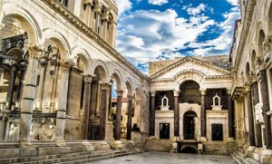 Visit Diocletian Palace in old town of Split Croatia